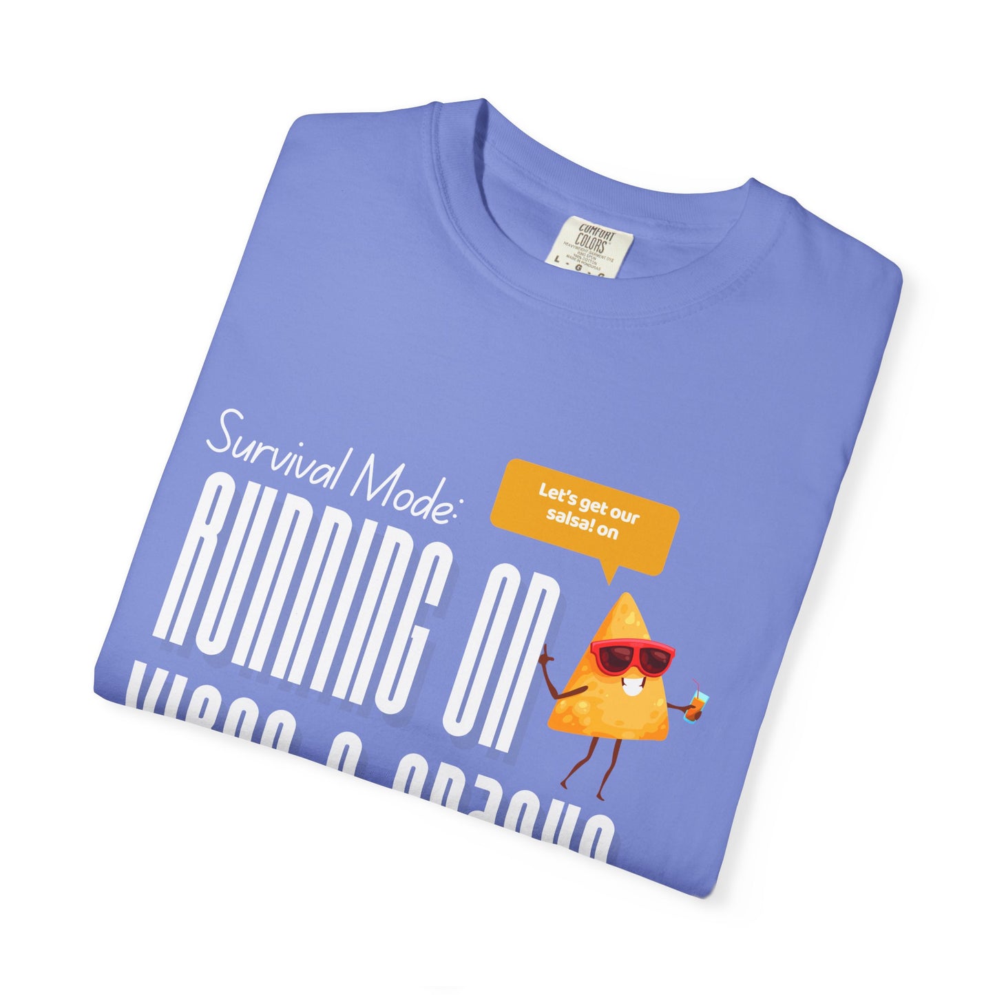 Survival Mode: Running on Vibes & Snacks Unisex T-Shirt