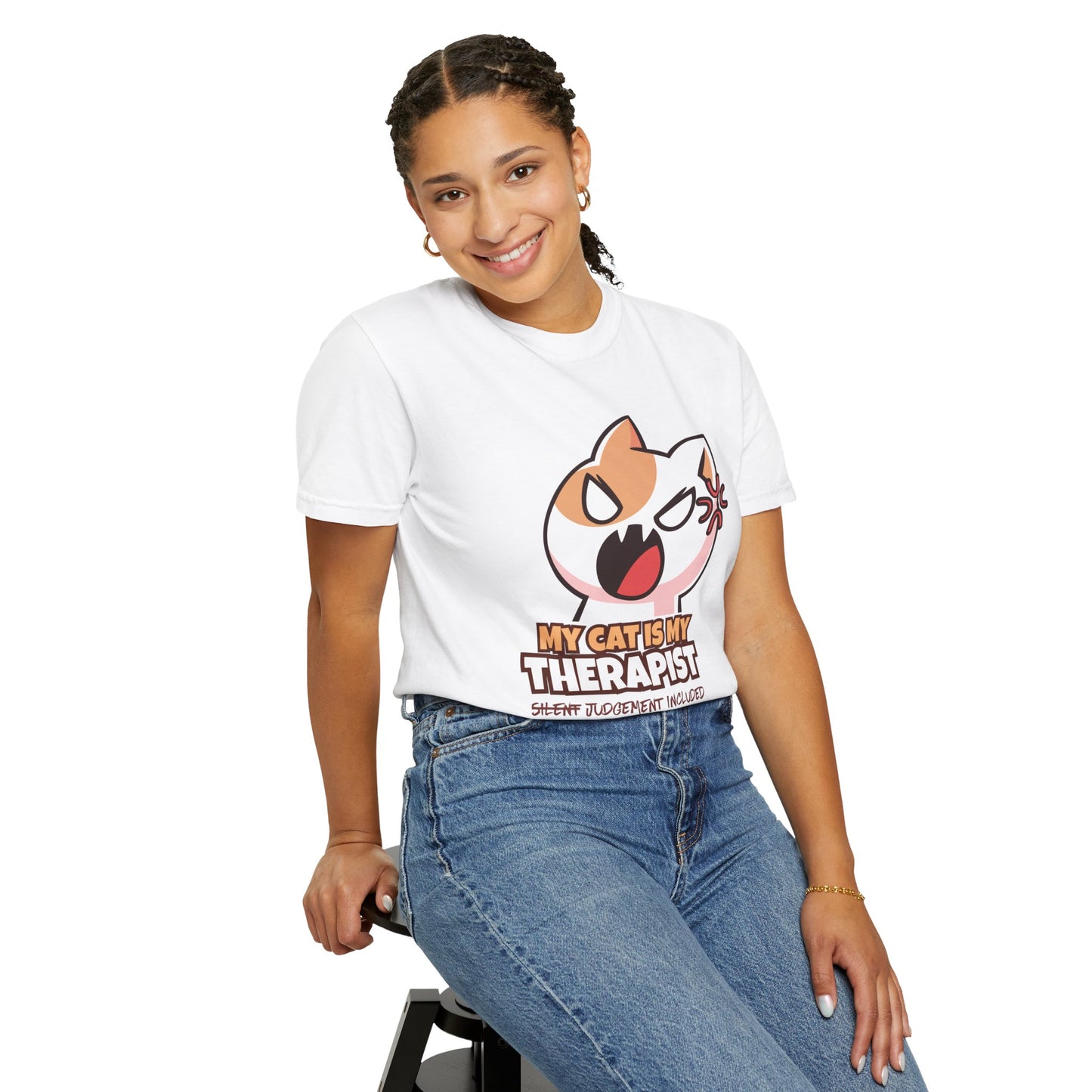 My Cat Is My Therapist Unisex T-shirt